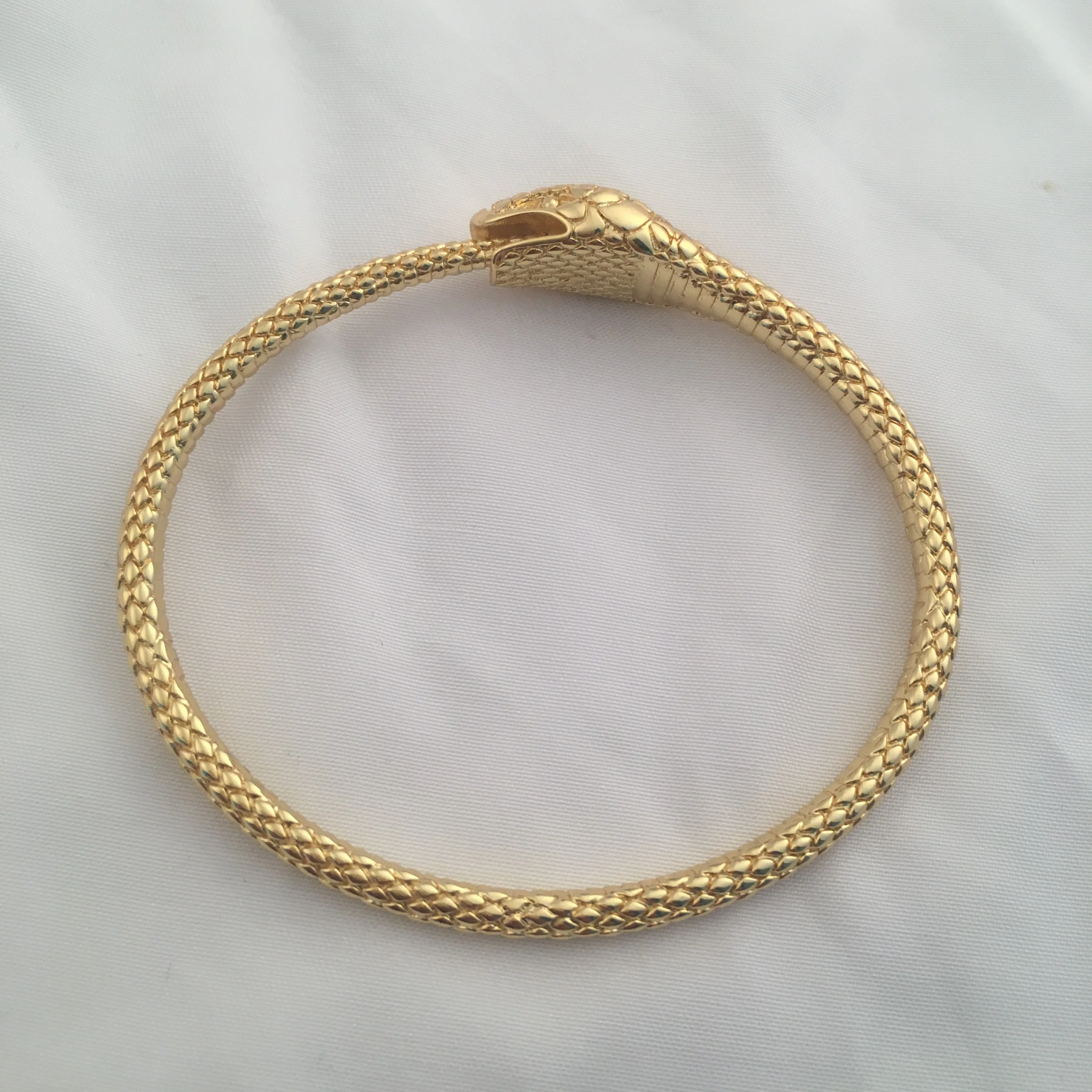 14k Gold Or 18k Jewelry Wholesale Fashion Snake Bangle For Women - Buy 14k Gold Bangle,Gold ...