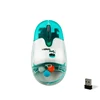 Customized Floater Logo USB Mouse Rechargeable 2.4g Liquid Mouse Wireless Aqua Mouse