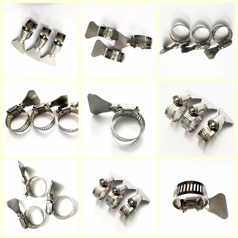 Duct High Pressure Galvanized Steel Adjustable Quick Release Hose Clamp