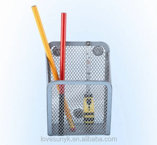 Metal Mesh Hanging Pen Cup Buy Hanging Pen Cup