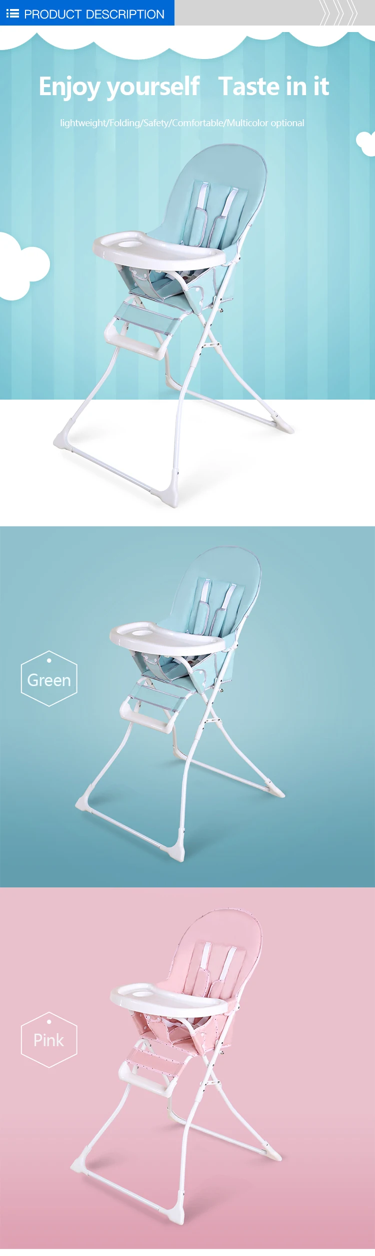 pouch baby high chair