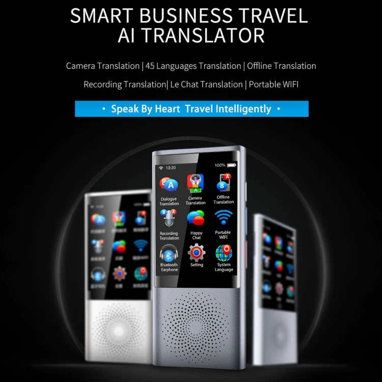 Boeleo W1 2.8 Inch Screen Voice Translator Smart Business Travel Ai