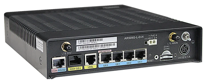 vdsl 無線 poe 路由器華為 ar509g-l-d-h 與中國製造的 sim卡 solt