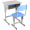 Plastic Seat Student Desk And Chair School Study Table And Chair Set Height Adjustable Cheap School Furniture Chair Desk Set