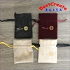Customized manifold materials sew square bottom gift wrap drawstring bags pouch