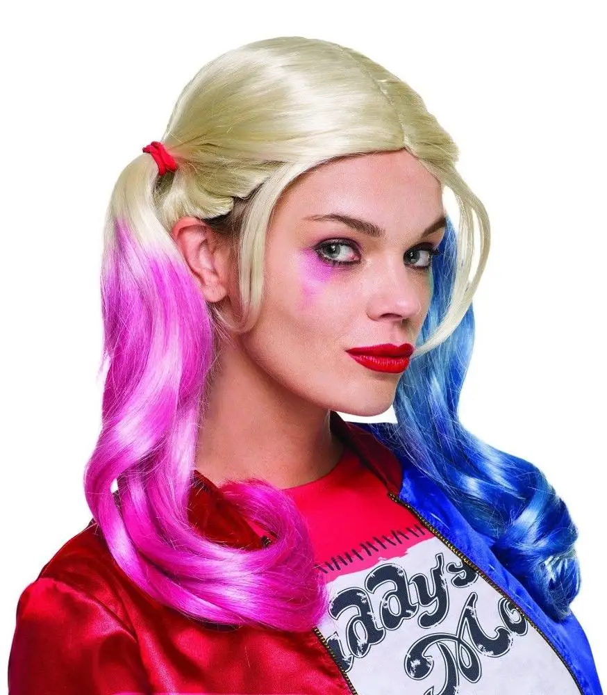 Harley Quinn Cosplay Wigs Suicide Squad Margot Robbie Dc Joker