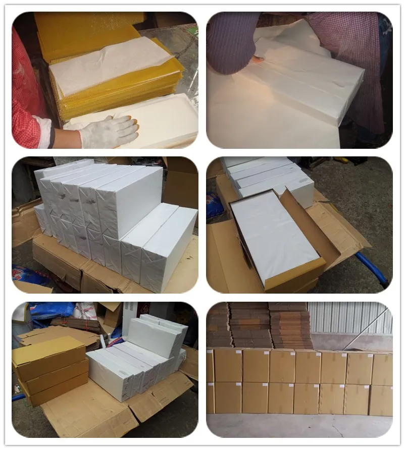 Beeswax comb foundation sheet