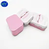 Most popular lipstick tin makeup box mascara eyebrow metal tin box cosmetial rectangle tin box in China
