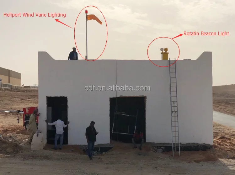 Airport Flash Three color Rotating Heliport Beacon