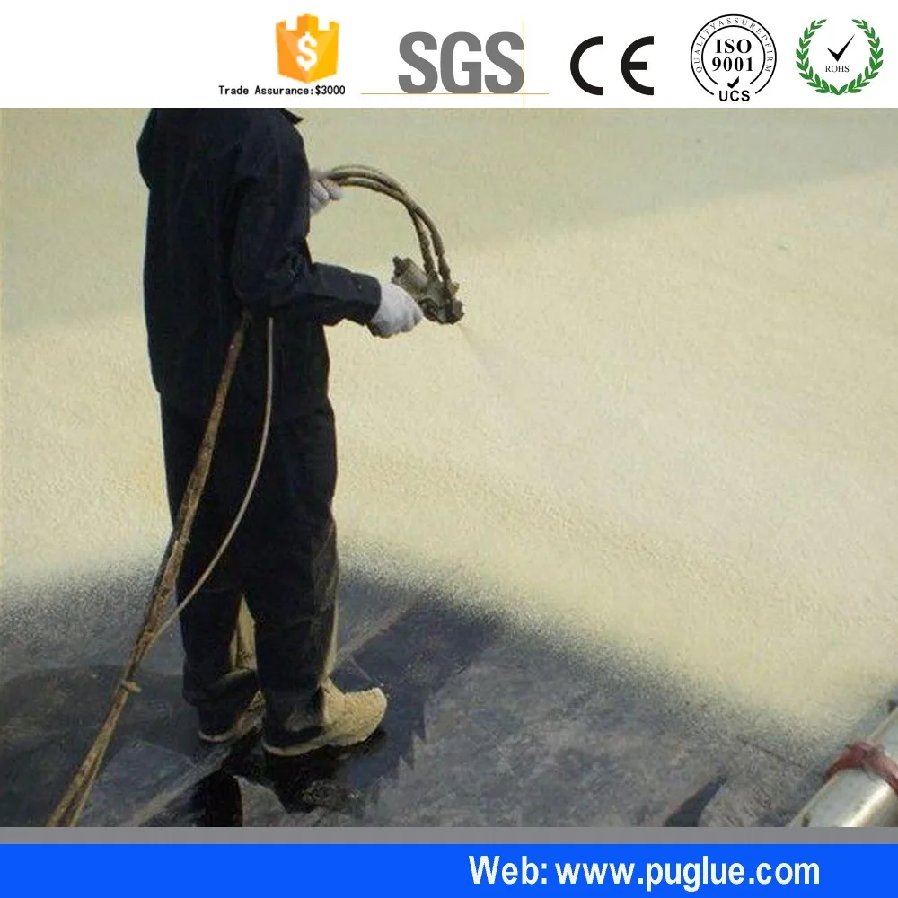 China polyurethane pu insulasi busa semprot/terbuka busa poliuretan-sel