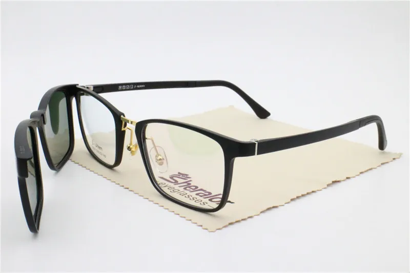 Drop Ship 201 Ultem Combined Metal Glasses Frame Plug Clip On