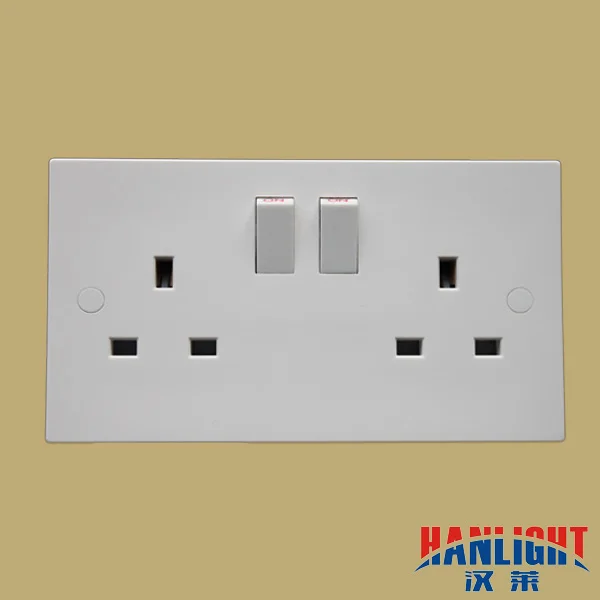 Bs 13a 2 Gang 3 Pin Single Pole/double Pole Switched Sockets Buy