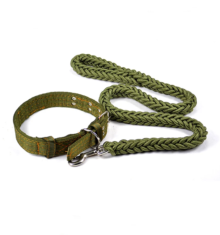 Durable Olive Nylon bing Dog Leash Nylon Collar Buy Dog Leash