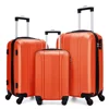 Fashion Orange Color 3PCS Travel Carry-on Luggage Set On Wheels