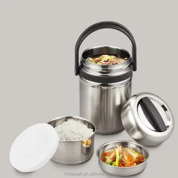 insulated lunch container for hot food