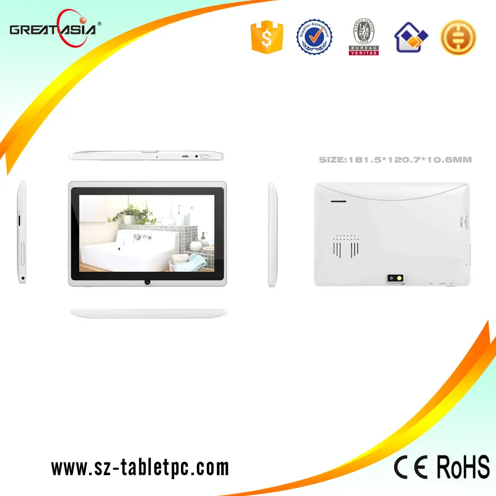 Bulk Wholesale Android Tablet 7 Inch Allwinner A33 Quad Core Tablet