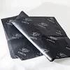 17g black tissue paper LOGO Pattern printed silver customization tissue paper