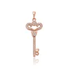 33862 xuping environmental copper charm gold plated key pendant