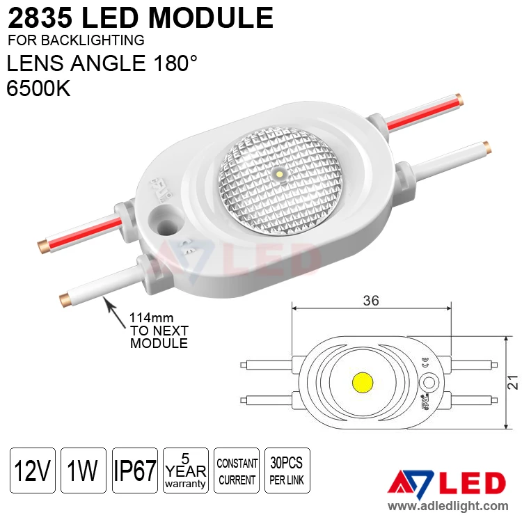 ce&rohs approved led signage dc12v smd2835 led module outdoor
