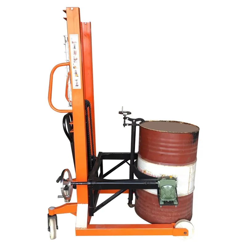 Oil Pallet Truck Stacker Drum Stacker Hydraulic Hand Drum Lifter Price
