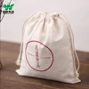 custom printing small cotton drawstring bags plain canvas drawstring pouch