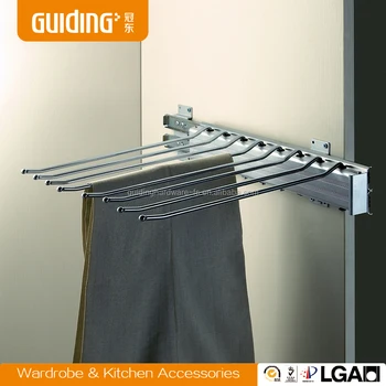 Wardrobe Closet Sliding Pants Drying Rack