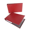 China hardcover presentation business check 7 ring binder file folder with zip pocket,wholesale plastic checkbook covers folder