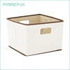 Decorative Canvas Storage Bin Box with Dual Handles