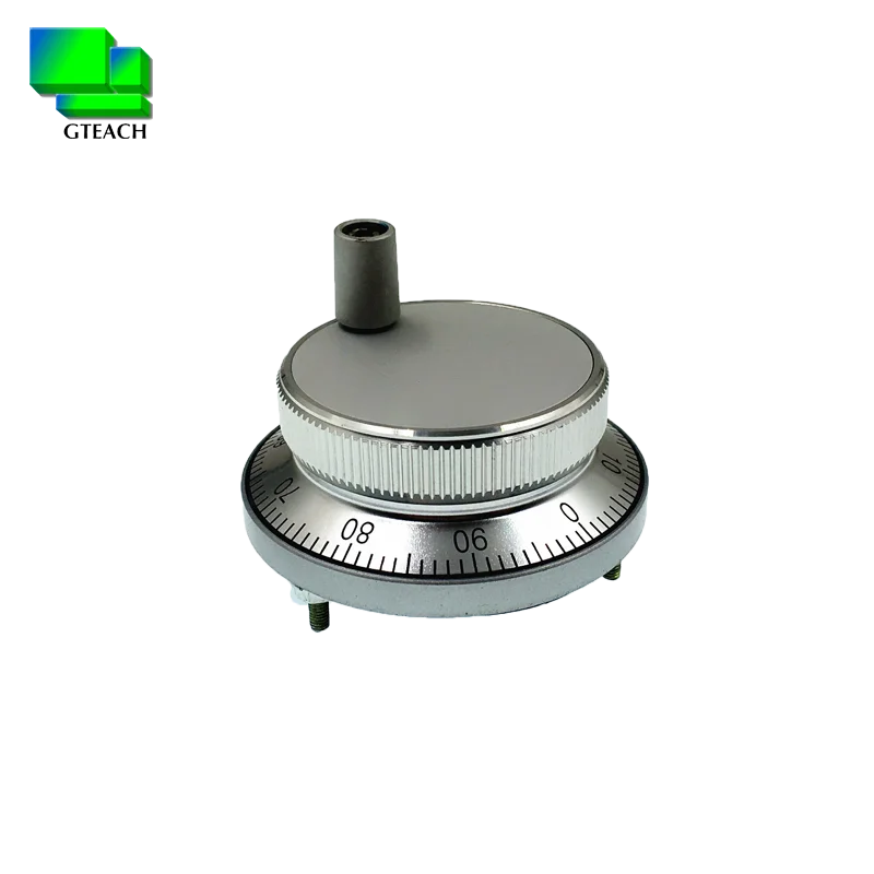 white Hand Wheel Pulse Encoder Mill Router Manual Control For CNC System 5V 60MM