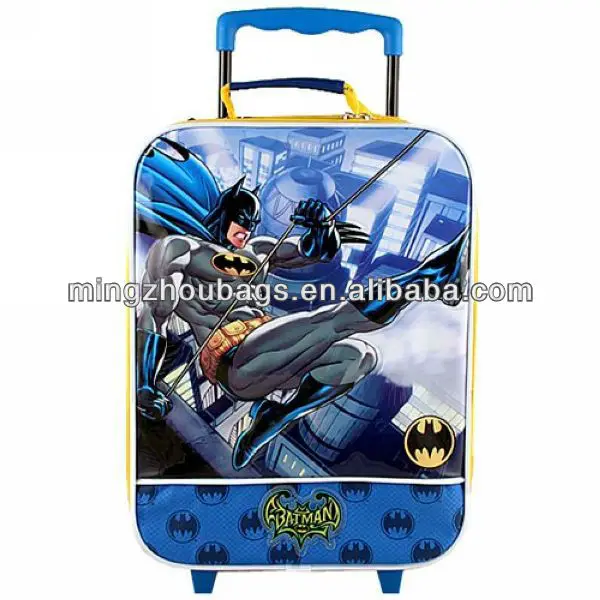 batman luggage rolling