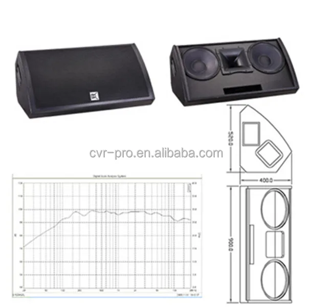 Dual 12 Inch + Powered Monitor Speaker + Made In China - Buy Powered