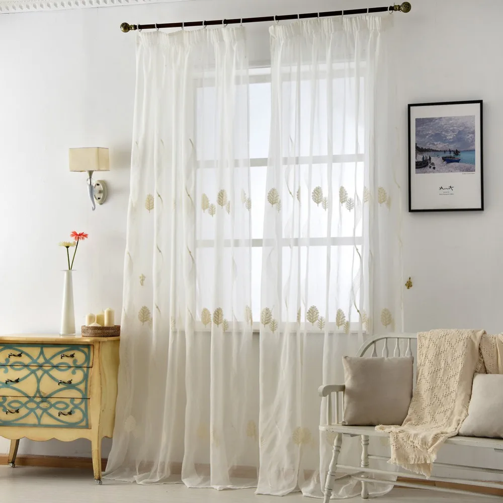Napearl Linho Bordado Cortinas De Tule Branco Sheer Tecidos Deixar Napearl Linho Bordado Cortinas De Tule Branco Sheer Tecidos Deixar