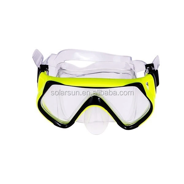 china professional adult diving mask tempered glass scuba diving mask