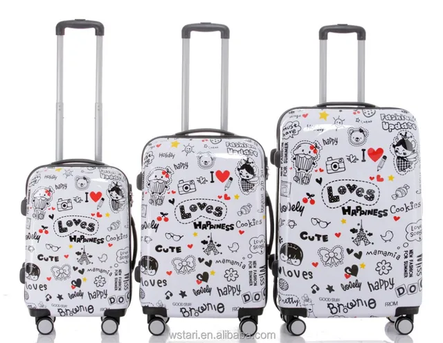 cute hard shell luggage