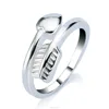 Hot!!! wholesale arrow heart jewel mark women gifts silver ring