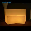 modern outdoor rgb color changing illuminated led plastic sofa for bar nightclub wedding party event