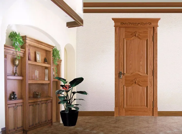 India Kerala Style Ash Wooden Bedroom Door Panel Carving Design - Buy