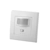 white color human detect sensor motion sensor light switch