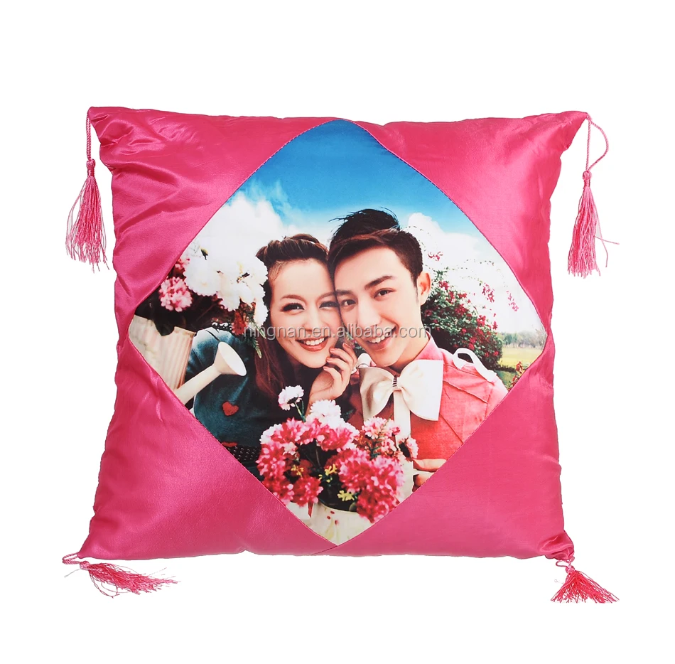 Sublimation Pillow Case Cover Blanks Custom Pillow Case Sublimation Cushion Cover With Hanging