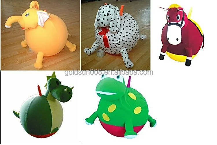 Pvc Inflatable Animal Adult Hopper Ball Buy Plush Animal Bonucy Ball
