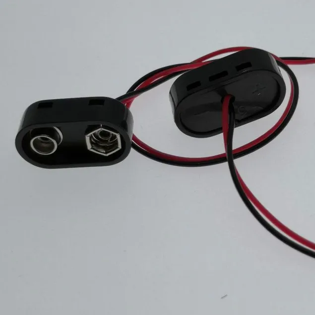 Battery Holder Battery 9V 6LR61 6F22 With Switch Cap And Dc Jack P032 