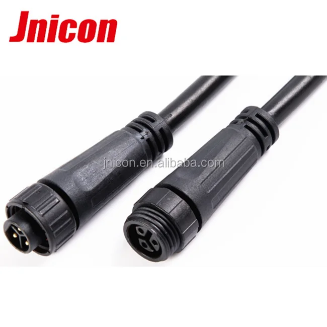 10a Outdoor Lighting Connector M16 Ip68 3 Pin Wire Quick Release Plastic Plug On Alibaba Com