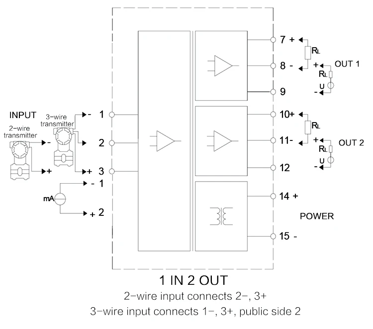 Galvanic Isolation Input 420ma 010v Signal Isolator Ce Analog Output