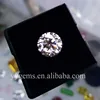 Lowest Rate Grown Synthetic Diamond 4mm 0.3 ct Round Black Super white moissanite beads Price Per Carat