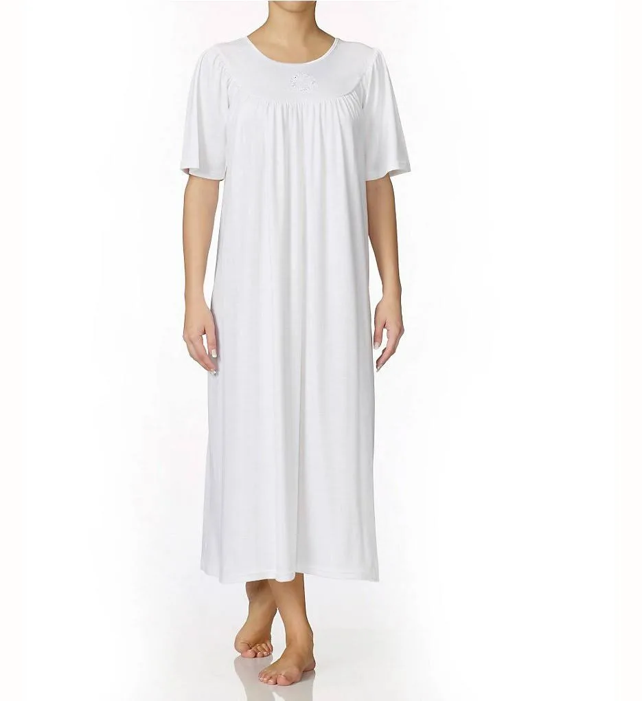 Women Sleepwear Long Sleeve Knee-length Sleeping Night Gown - Buy ...