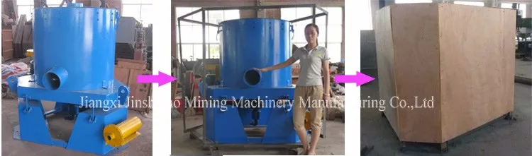 Automatic Working Gravity Separation Water Jacket Centrifugal Gold Separator
