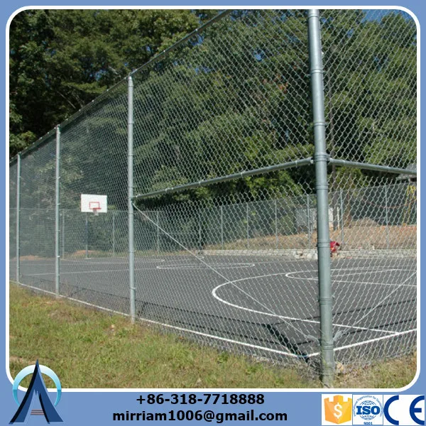 Hot sale Factory producing 50*50 mm used galvanized chain link fence