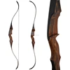 Superb Carman takedown wood bow self arrow rest hunting bow 30-55lbs