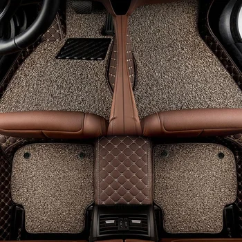 Factory Price 5d Custom Cleaning Leather Wholesale Car Foot Mats