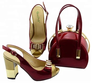 wine shoes and bag